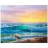 Designart - Sunsets Over Ocean Waves - Sea & Shore Painting Print On Wrapped Canvas Set 2 Designart - Sunsets Over Ocean Waves - Sea & Shore Painting Print On Wrapped Canvas Set -Michaels Decor Sale D467604S 1
