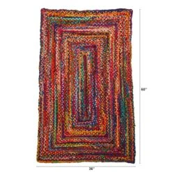 5ft. X 3ft. Handmade Braided Cape Cod Coastal Jute Rug 8 5ft. X 3ft. Handmade Braided Cape Cod Coastal Jute Rug -Michaels Decor Sale D478697S 2