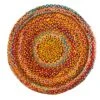 3ft. X 3ft. Hand Braided Boho Colorful Chindi Round Rug -Michaels Decor Sale D478700S 1