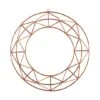 16" Geometric Copper Wall Décor