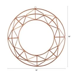 16" Geometric Copper Wall Décor -Michaels Decor Sale D478706S 2