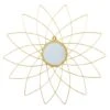 26" Gold Metal Flower Accent Wall Mirror -Michaels Decor Sale D478731S 1