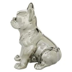 CosmoLiving By Cosmopolitan Silver Ceramic Glam Sculpture, Dog 12" X 6" X 10" -Michaels Decor Sale D488646S 3