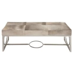 Silver Stainless Steel Contemporary Bench, 17' X 48" X 18" 13 Silver Stainless Steel Contemporary Bench, 17' X 48" X 18" -Michaels Decor Sale D489308S 1 1