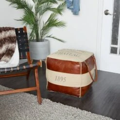 Brown Canvas Rustic Stool, 19" X 21" X 20" 29 Brown Canvas Rustic Stool, 19" X 21" X 20" -Michaels Decor Sale D489320S 13