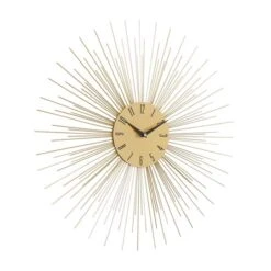 19" Gold Metal Contemporary Wall Clock -Michaels Decor Sale D489940S 2