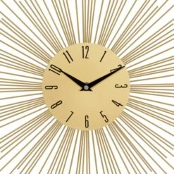 19" Gold Metal Contemporary Wall Clock -Michaels Decor Sale D489940S 3