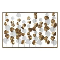 40" Gold Metal Modern Wall Décor -Michaels Decor Sale D491698S 1 1
