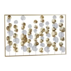 40" Gold Metal Modern Wall Décor -Michaels Decor Sale D491698S 2