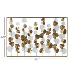 40" Gold Metal Modern Wall Décor -Michaels Decor Sale D491698S 7