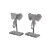 12" Gray Eclectic Elephant Sculptures, 2ct. -Michaels Decor Sale D492320S 1