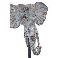 12" Gray Eclectic Elephant Sculptures, 2ct. -Michaels Decor Sale D492320S 6