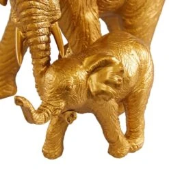 10" Gold Eclectic Elephant Sculpture -Michaels Decor Sale D492326S 4