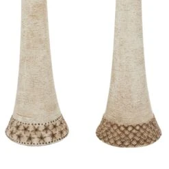 Set Of 2 White Stone Contemporary Sculpture 6", 31" 14 Set Of 2 White Stone Contemporary Sculpture 6", 31" -Michaels Decor Sale D492907S 4