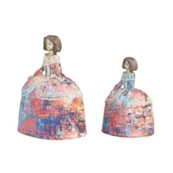 Set Of 2 Multi Polystone Tuscan Sculptures, 8" X 5" X 4" -Michaels Decor Sale D492923S 2