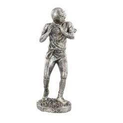Silver Polystone Sculpture, Baseball Player 16" X 6" X 6" 11 Silver Polystone Sculpture, Baseball Player 16" X 6" X 6" -Michaels Decor Sale D492939S 1 1
