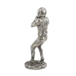 Silver Polystone Sculpture, Baseball Player 16" X 6" X 6" 12 Silver Polystone Sculpture, Baseball Player 16" X 6" X 6" -Michaels Decor Sale D492939S 2