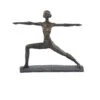 Brass Polystone Modern Sculpture, Yoga 12" X 14" X 3" -Michaels Decor Sale D492942S 1