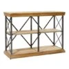 Brown Wood Industrial Shelving Unit, 34 " X 48 " X 17 " -Michaels Decor Sale D493167S 1