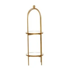 Gold Metal Glam Standing Mirror Shelves, 46" X 16" X 18" 15 Gold Metal Glam Standing Mirror Shelves, 46" X 16" X 18" -Michaels Decor Sale D493182S 5