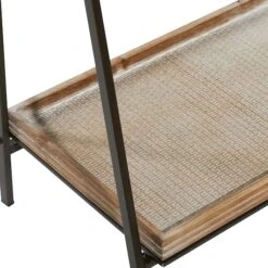 Brown Wood Industrial Wall Shelving Unit, 47 " X 21 " X 12 " -Michaels Decor Sale D493191S 4