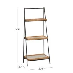 Brown Wood Industrial Wall Shelving Unit, 47 " X 21 " X 12 " -Michaels Decor Sale D493191S 6