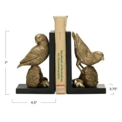 Hello Honey® Gold Parrot Bookends Set -Michaels Decor Sale D493421S 2