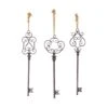 31" Black Metal Skeleton Key Industrial Wall Décor Set -Michaels Decor Sale D493572S 1
