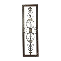62" Brown Metal Rustic Wall Décor