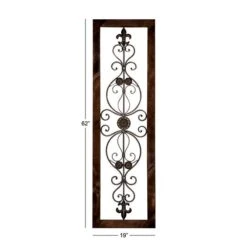 62" Brown Metal Rustic Wall Décor -Michaels Decor Sale D493585S 9