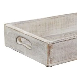 White Mango Wood Farmhouse Tray Set -Michaels Decor Sale D493668S 4