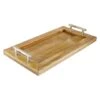 Dark Brown Mango Wood Rustic Tray -Michaels Decor Sale D493677S 1