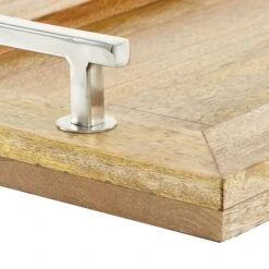 Dark Brown Mango Wood Rustic Tray -Michaels Decor Sale D493677S 3