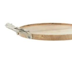 Brown Round Mango Wood Farmhouse Tray Set -Michaels Decor Sale D493681S 9