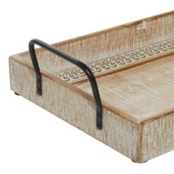 Brown Wood Boho Style Tray Set -Michaels Decor Sale D493684S 4