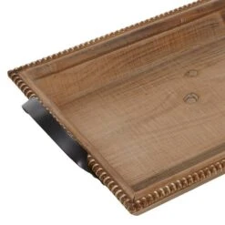 Brown Wood Coastal Style Tray Set 13 Brown Wood Coastal Style Tray Set -Michaels Decor Sale D493687S 5