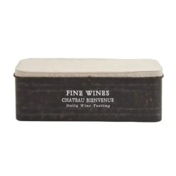 Brown Industrial Metal Storage Bench, 17" X 48" -Michaels Decor Sale D493844S 4