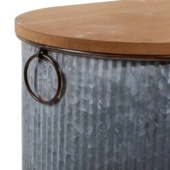 Set Of 3 Brown Metal Farmhouse Storage Bench, 23", 48" -Michaels Decor Sale D493846S 6