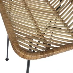 Hello Honey® 40.5" Beige Rattan Bar Stool With Black Metal Frame -Michaels Decor Sale D493861S 8