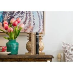 Hello Honey® 9" Pineapple Shaped Gold Bookend Set -Michaels Decor Sale D493933S 5