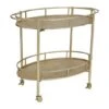 Hello Honey® 30" Beige 2-Tier Metal Bar Cart With Locking Caster Wheels 1 Hello Honey® 30" Beige 2-Tier Metal Bar Cart With Locking Caster Wheels -Michaels Decor Sale D494040S 1