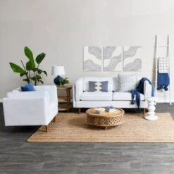 Hello Honey® Berns Mid-Century Modern Solid Mango Table With Flat Top White -Michaels Decor Sale D494125S 7