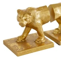 5" Gold Iron Cougar Glam Bookends -Michaels Decor Sale D494213S 4