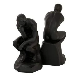 9" Black The Thinker Vintage Bookends -Michaels Decor Sale D494216S 4