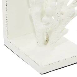 7" Coral Metal Bookend Set White -Michaels Decor Sale D494217S 4