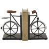 9" Contemporary Bicycle Iron Bookend Set Black -Michaels Decor Sale D494219S 1