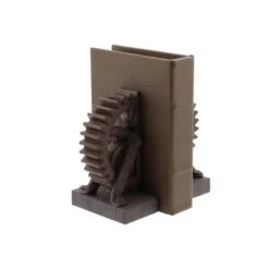 7" Brown Industrial Gear Bookends -Michaels Decor Sale D494226S 4