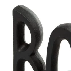 7" Black Book Aluminum Industrial Bookends -Michaels Decor Sale D494227S 4