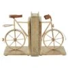 9" Contemporary Bicycle Iron Bookend Set Gold 1 9" Contemporary Bicycle Iron Bookend Set Gold -Michaels Decor Sale D494231S 1