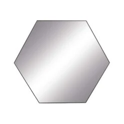 Clear Contemporary Wood Wall Mirror, 35" X 41"